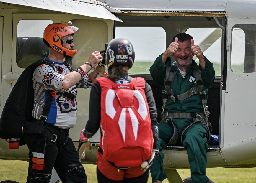 The sky is the limit for Bridlington parachute jumper Paul