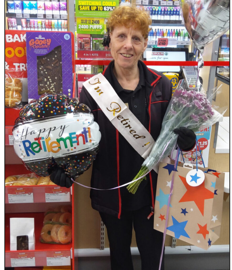 Val retires from the Bridlington SPAR store after 46 years
