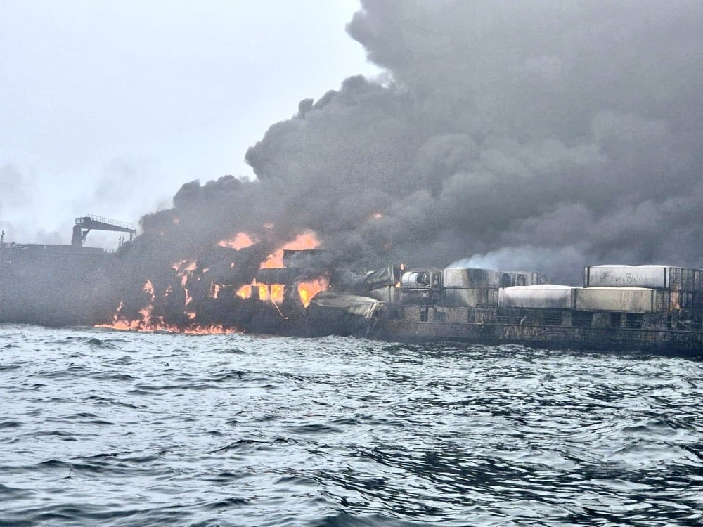 RNLI gives thanks to Bridlington and other volunteer lifeboat crews who attended the North Sea shipping incident