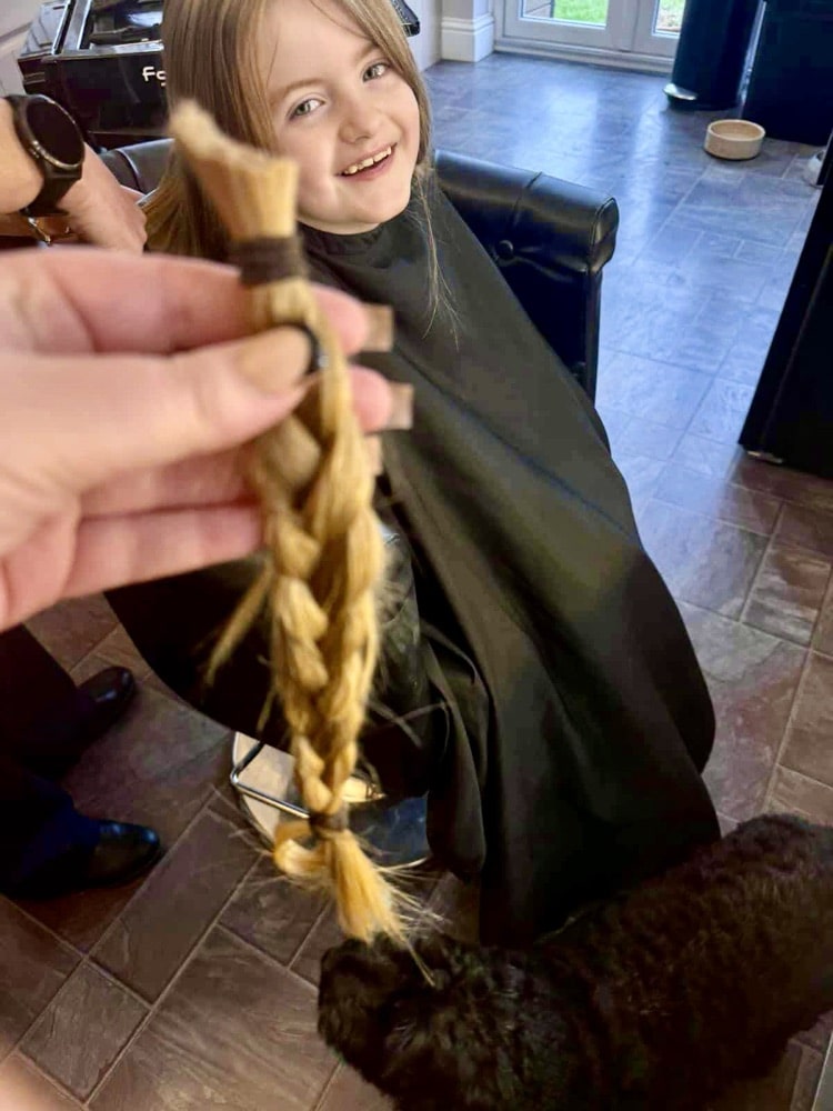 Bridlington youngster raises funds and donates her hair to charity