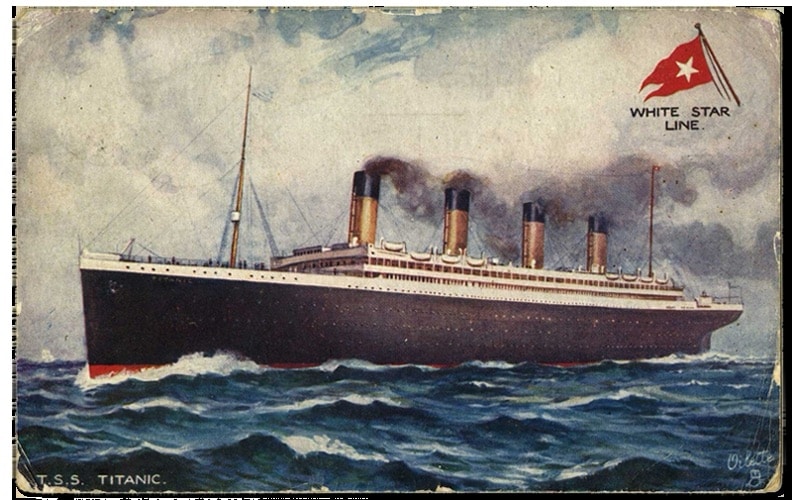 On the anniversary of the sinking of the Titanic a Bridlington historian uncovers two local links