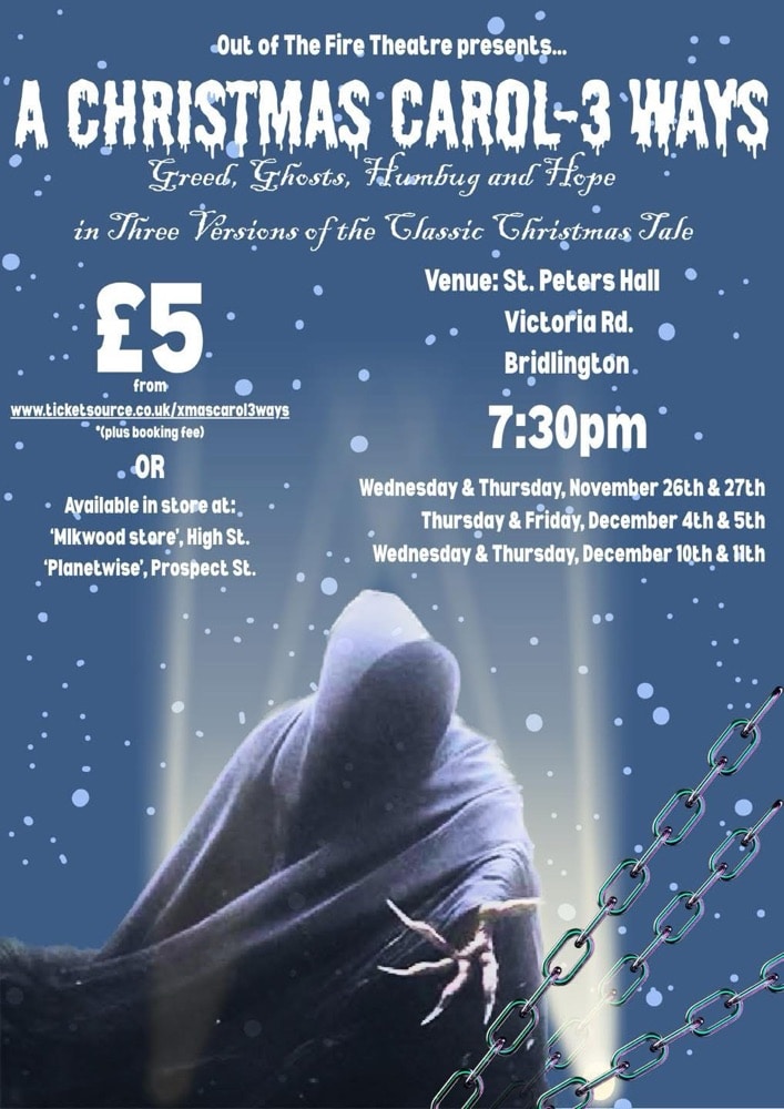 Bridlington’s Out of the Fire Theatre group set to perform on the local stage