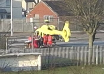 Bridlington incident involving two Air Ambulances and Fire & Rescue teams
