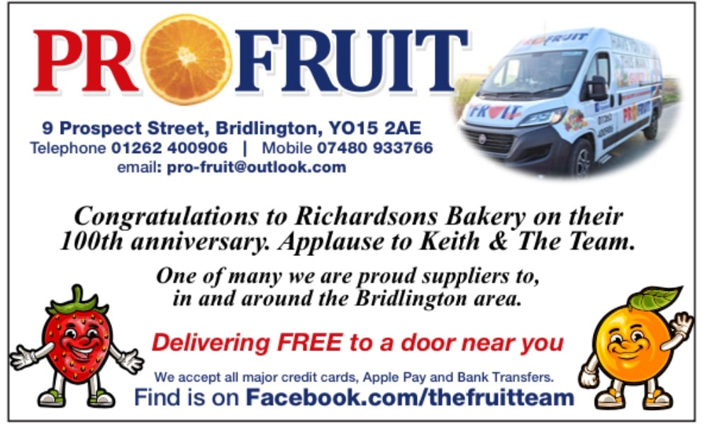 A Bridlington Institution…Richardsons Bakery celebrates over a century of business