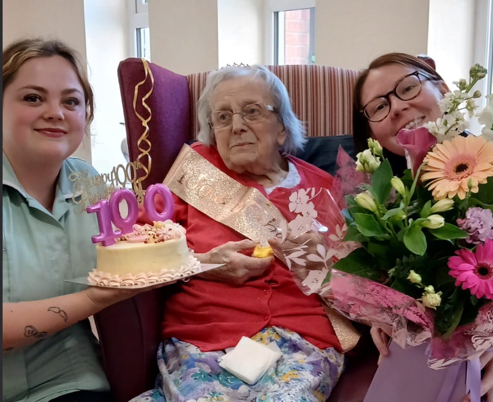 Many Happy Returns… Bridlington resident Lillie celebrates 100th birthday