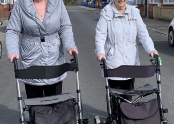 Incredible and inspirational Bridlington pensioners walk 2,000 miles between them during the lockdown...