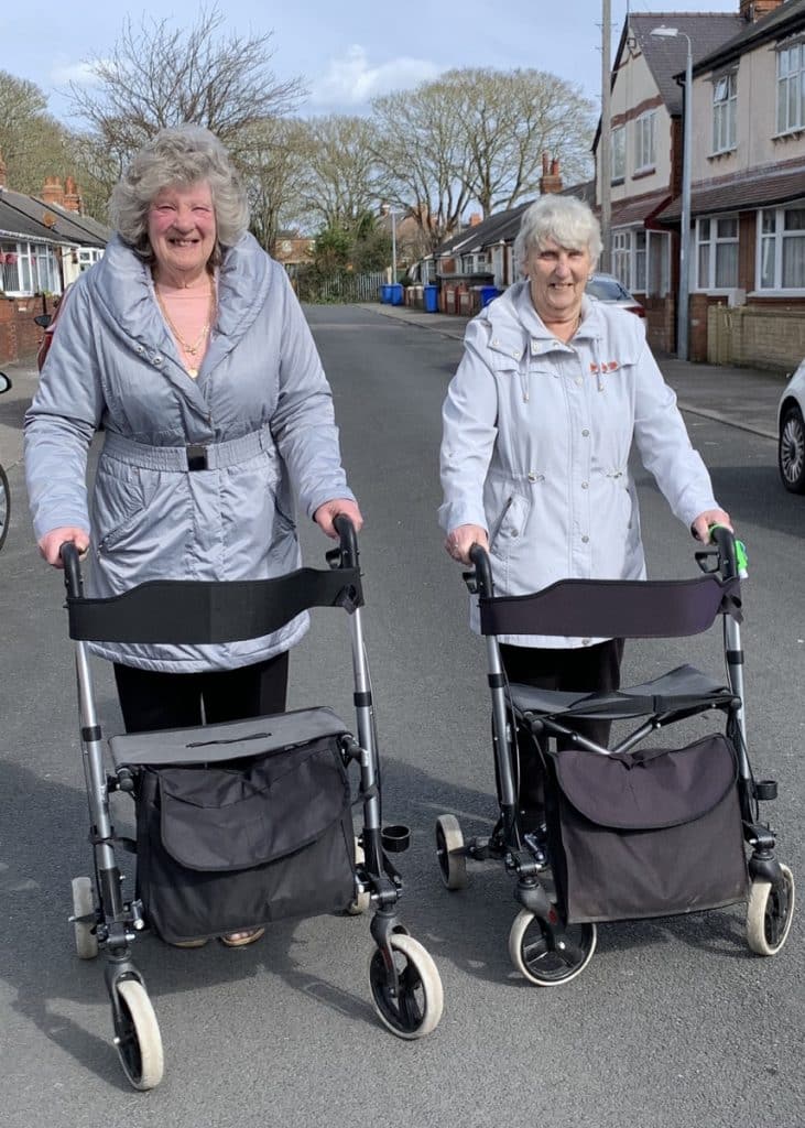 Incredible and inspirational Bridlington pensioners walk 2,000 miles between them during the lockdown...