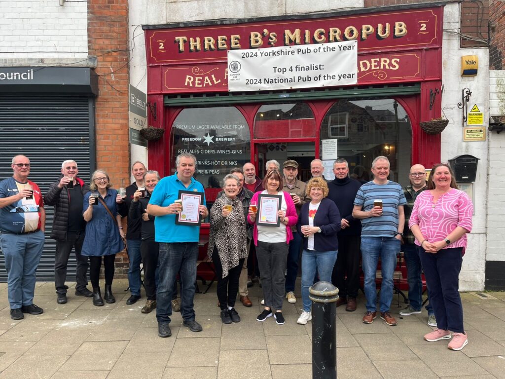 Cheers…! Bridlington venue scoops Pub and Cider Pub of the Year titles