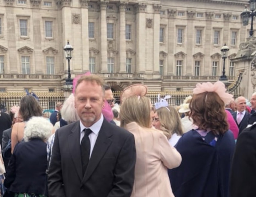 Sewerby zookeeper John Pickering attends Royal Garden Party