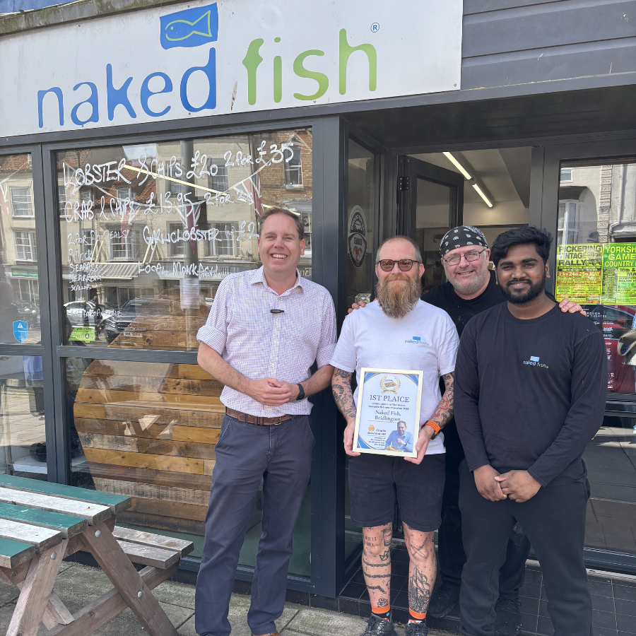 Bridlington chippies take top honours in MP’s ‘Fish and Chip Day’ awards