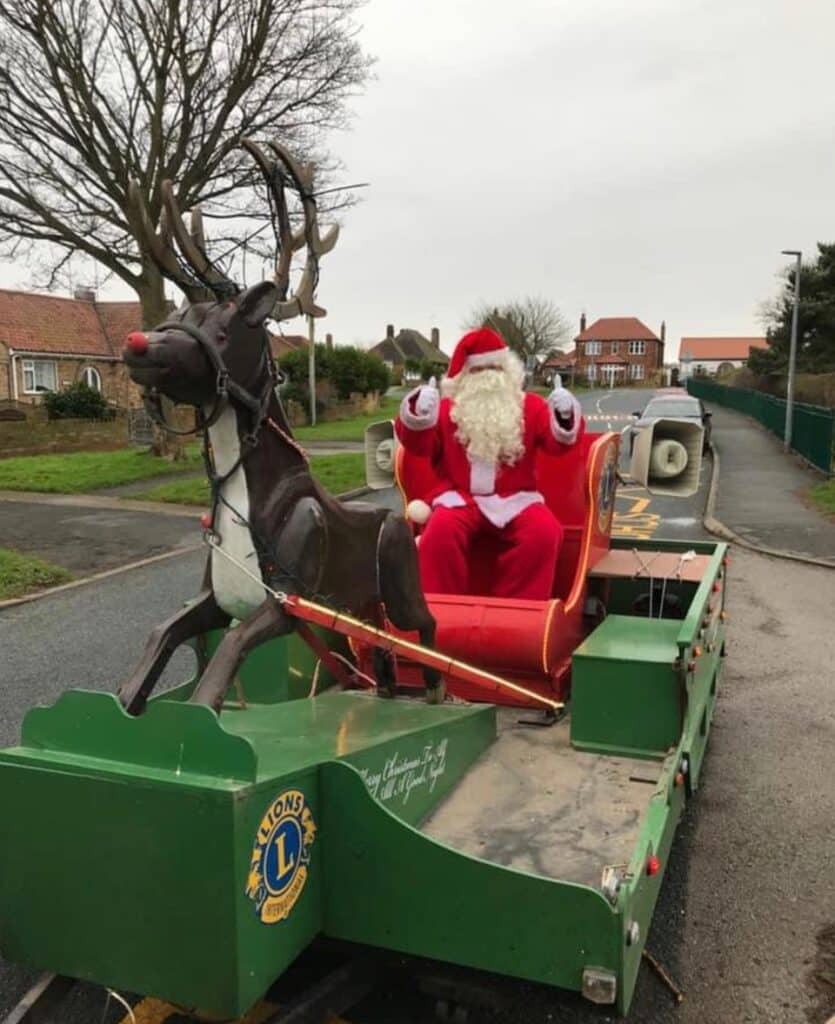 Santa gets set to visit our local villages this December…