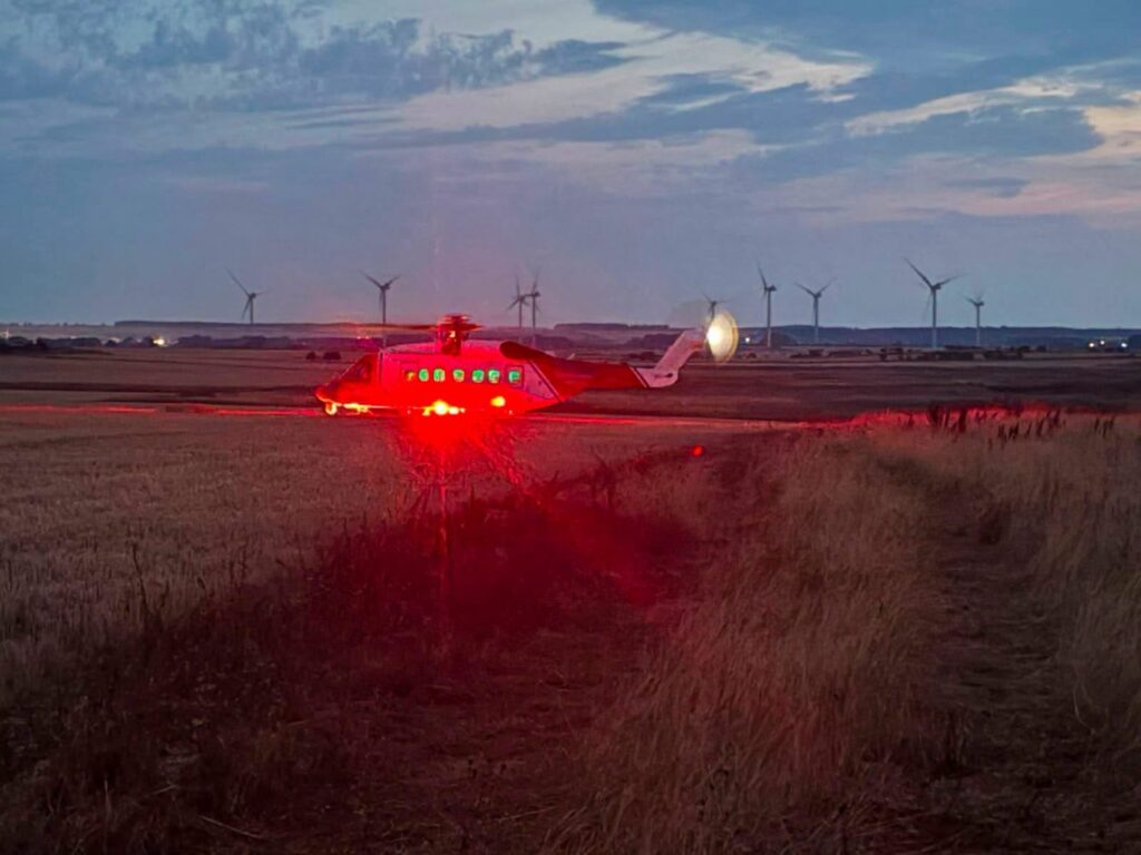 Large scale search overnight with multi-agency response to missing person