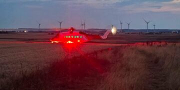 Large scale search overnight with multi-agency response to missing person
