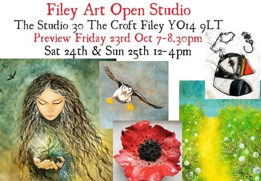 Filey artist opens studio for preview night