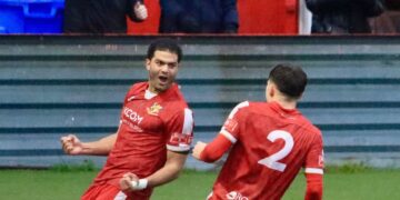 What a win…Bridlington Town progress to the next round of FA Trophy
